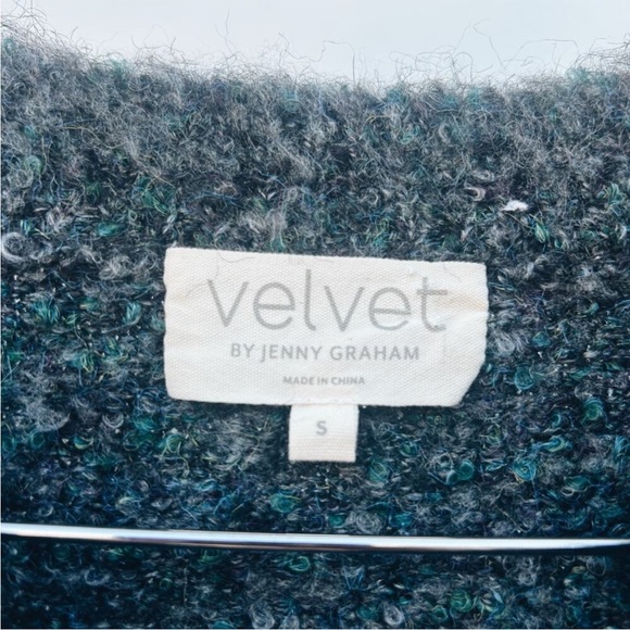 Velvet Jenny Graham Valencia relaxed Pullover Crew Neck Sweater oversized - Picture 7 of 7